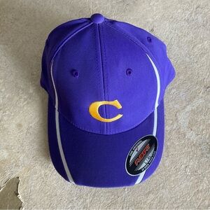 FlexFit “C” logo Purple Hat NWOT